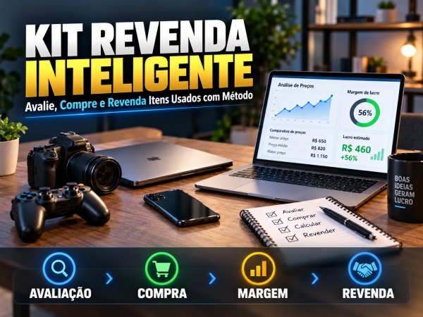 Kit Revenda Inteligente — Avalie, Compre e Revenda Itens Usados com Método