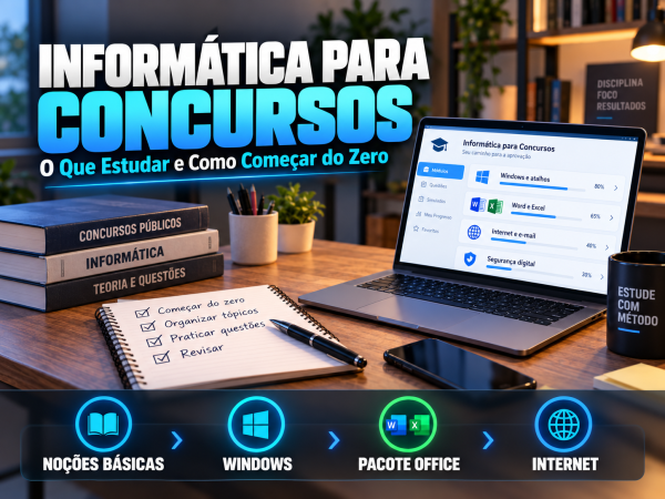 Informática Essencial para Concursos — Do Zero ao Avançado